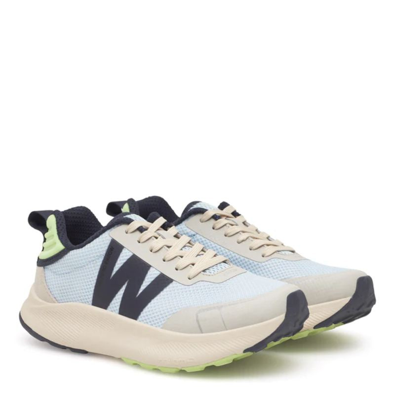 Woden Sabine Moonstone/Matcha Sneaker Dame Blå
