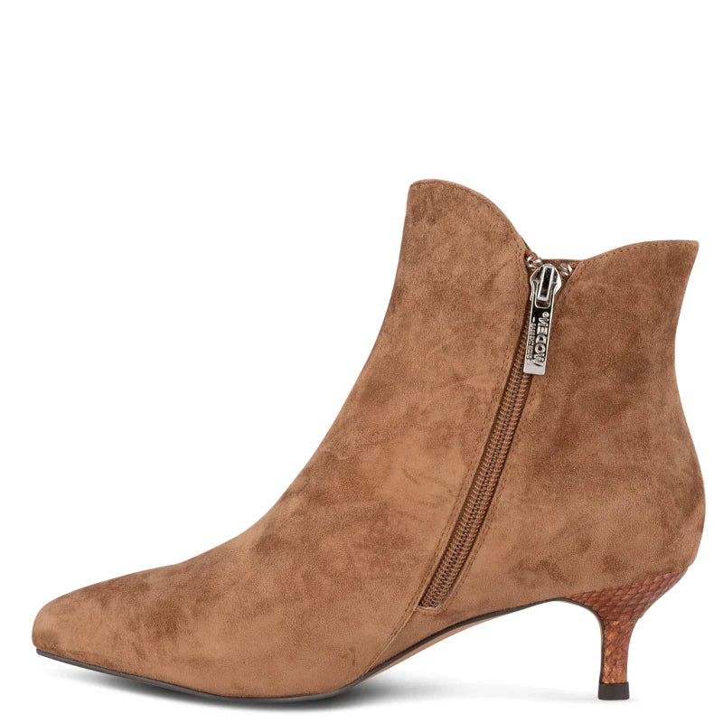 Woden Saga Zip S støvle dame brun