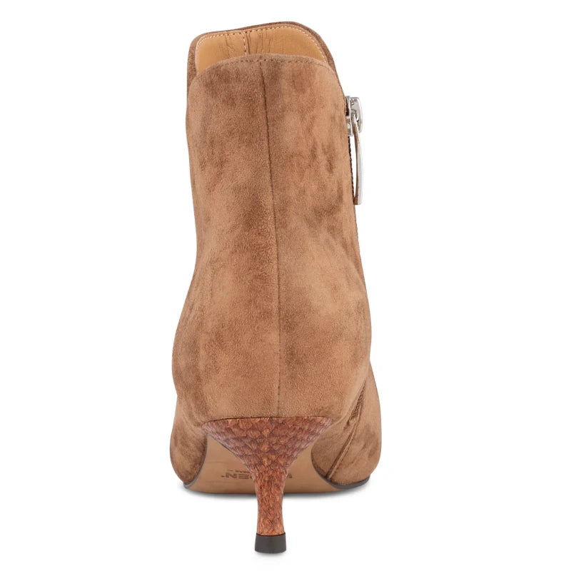 Woden Saga Zip S støvle dame brun