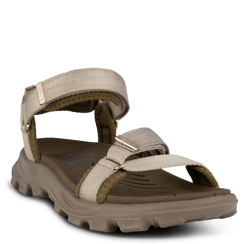 Woden Sandie Sandal Dame Grå