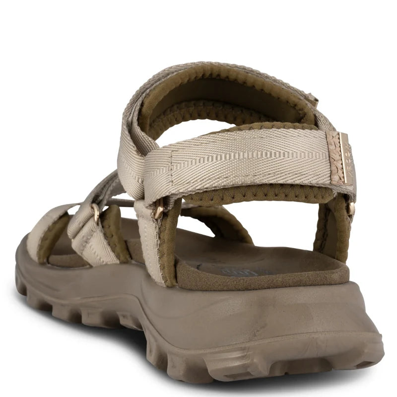 Woden Sandie Sandal Dame Grå