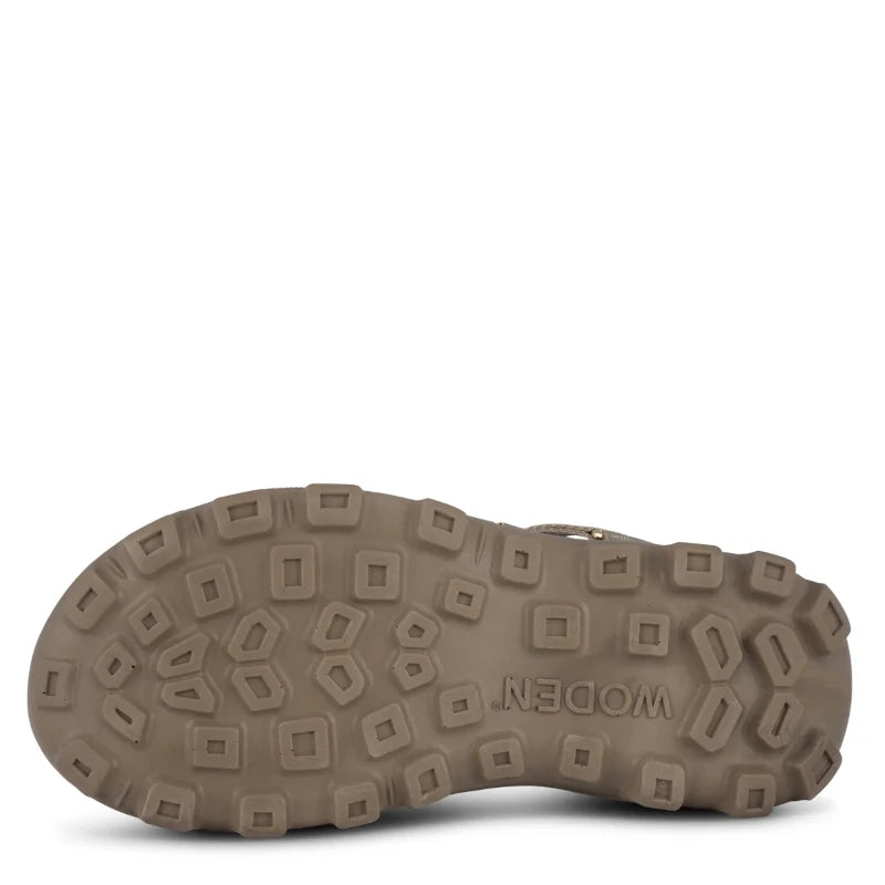 Woden Sandie Sandal Dame Grå