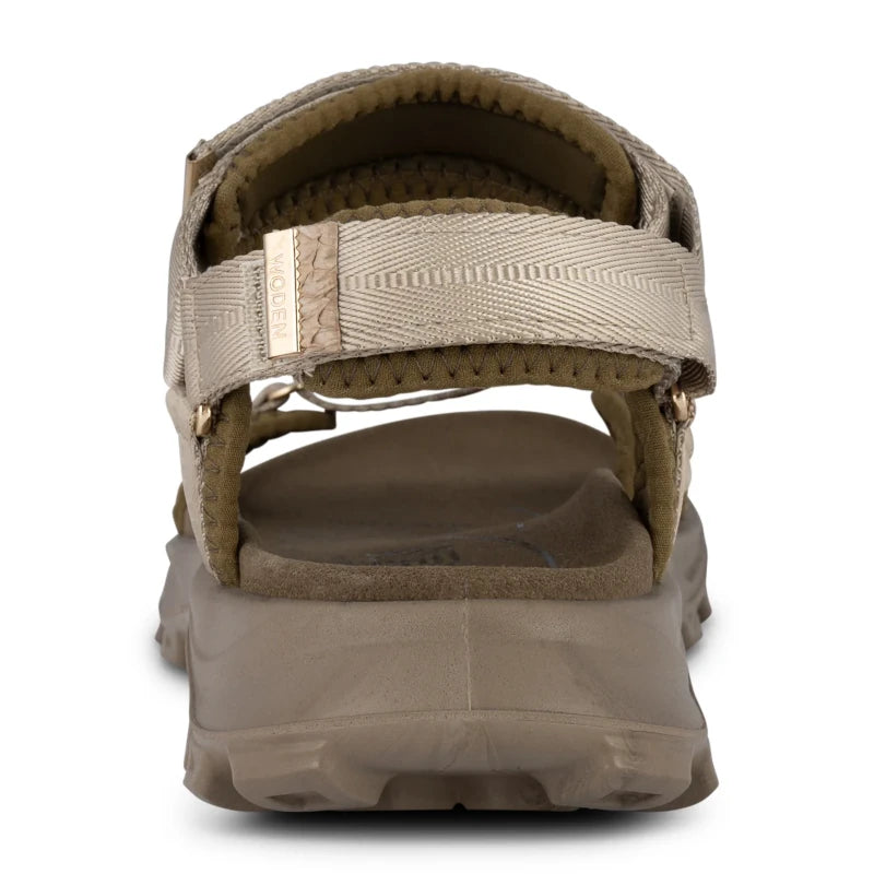 Woden Sandie Sandal Dame Grå