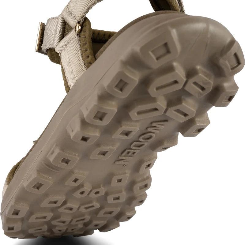 Woden Sandie Sandal Dame Grå