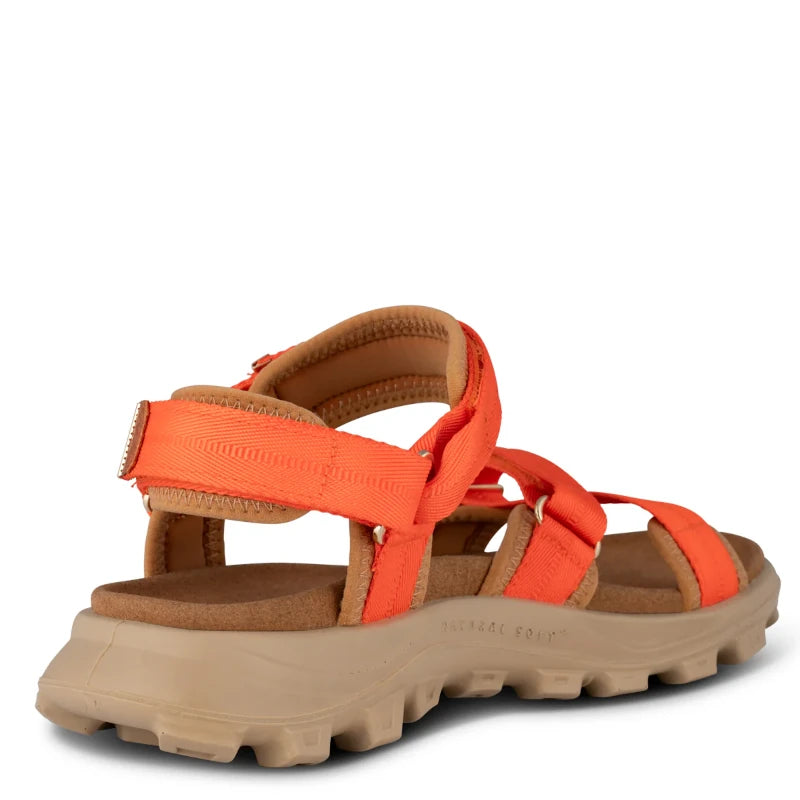 Woden Sandie Tiger sandal dame orange