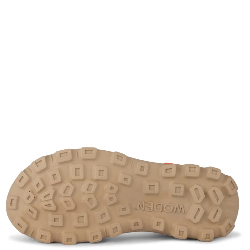 Woden Sandie Tiger sandal dame orange