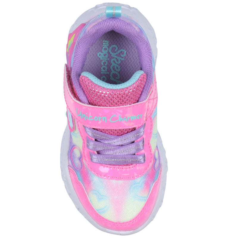 Skechers Unicorn Charmer Sneakers Blinkesko Børn Pink/Multi