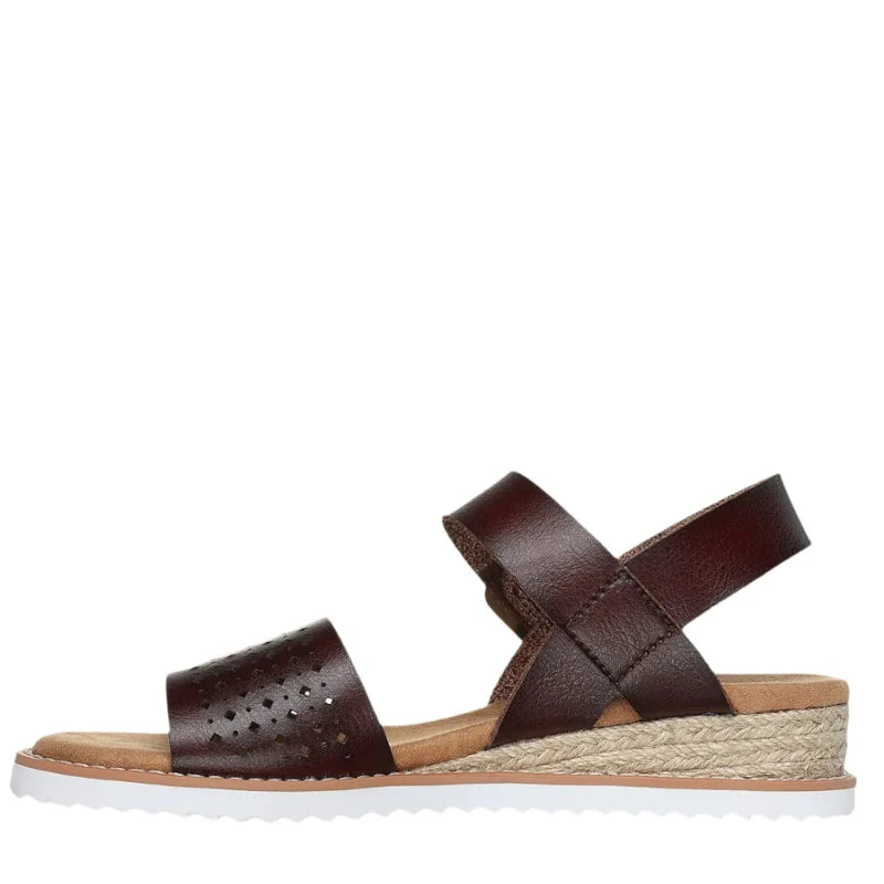 Skechers Desert Kiss - Sunny Flair sandal dame brun