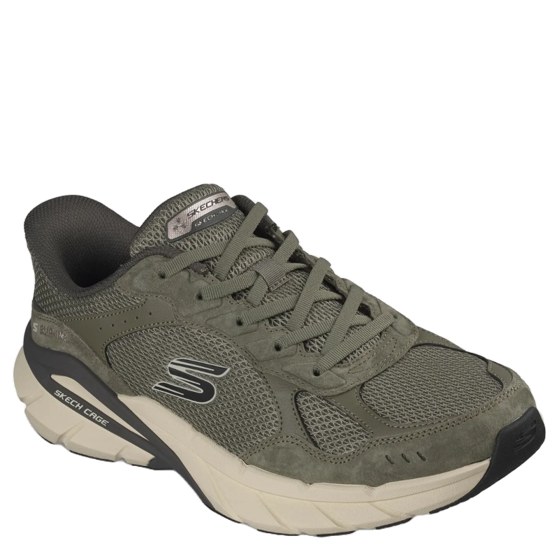 Skechers Slip-ins: Skech Cage Lexon Sneaker Herre Grøn