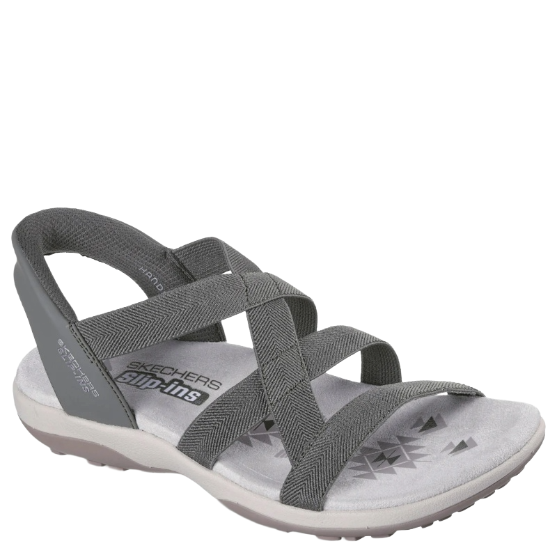 Skechers Slip-Ins: Reggae Slim Stretch Flex Sandal Dame Grøn