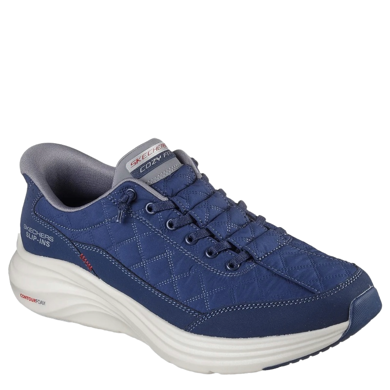 Skechers Slip-Ins COntour Foam Cozy Fit Sneaker Herre Blå