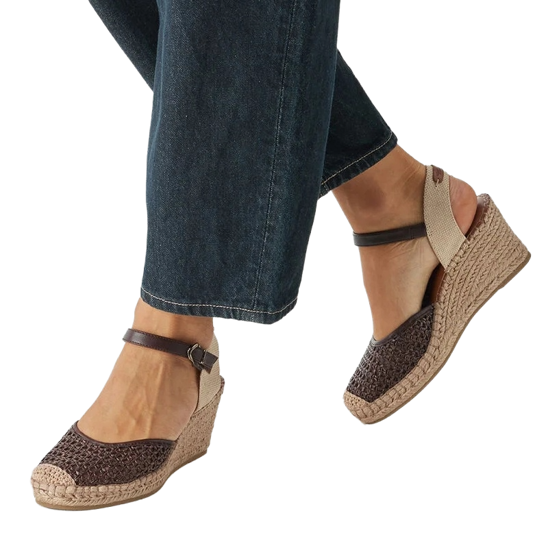 Tamaris 29610-304 Sandal Kilehæl Dame Brun