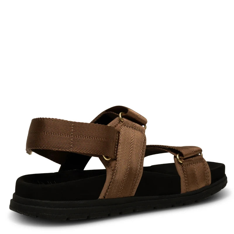 Woden Louisa Latte dame sandal brun