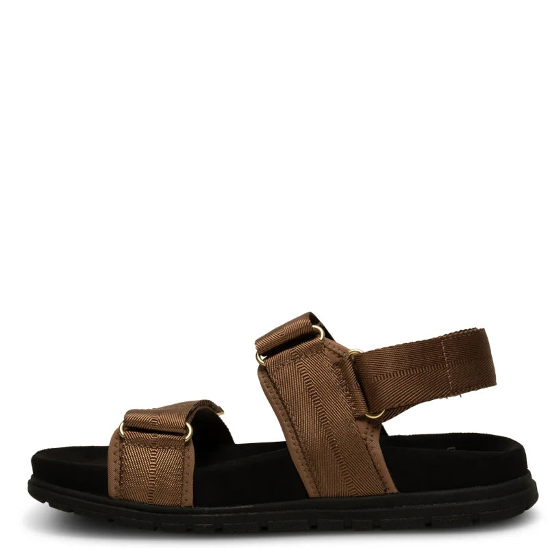 Woden Louisa Latte dame sandal brun