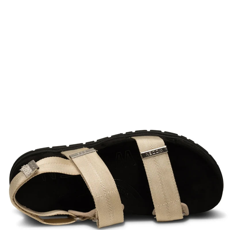 Woden Louisa Ivory dame sandal beige