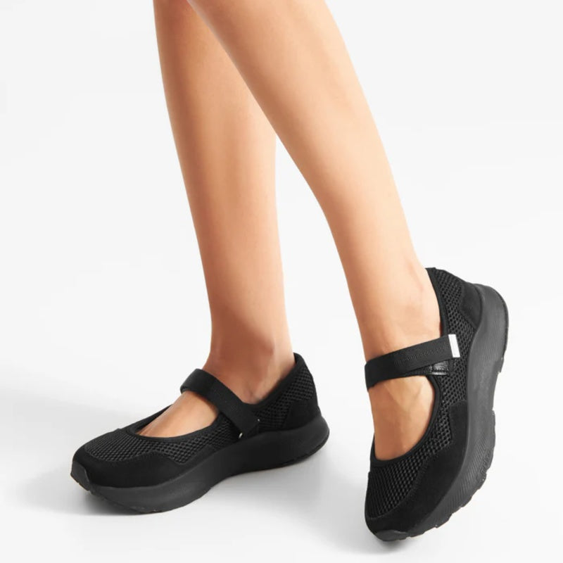Woden Mary Mesh Ballerina Tulle Dame Sort
