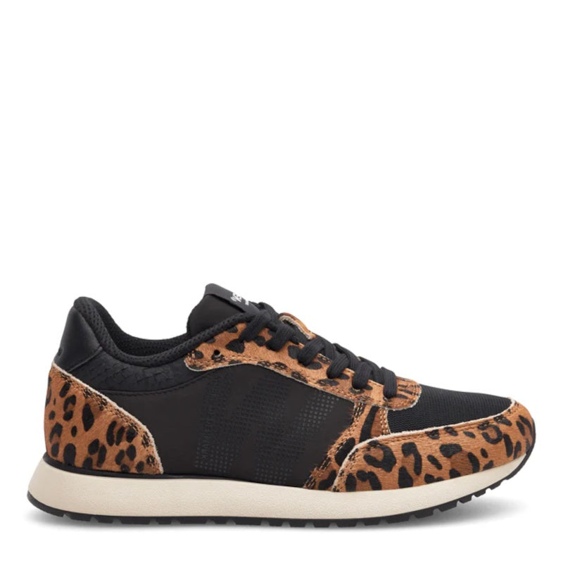 Woden Ronja Cowhair Leopard Sneaker Dame Dyreprint