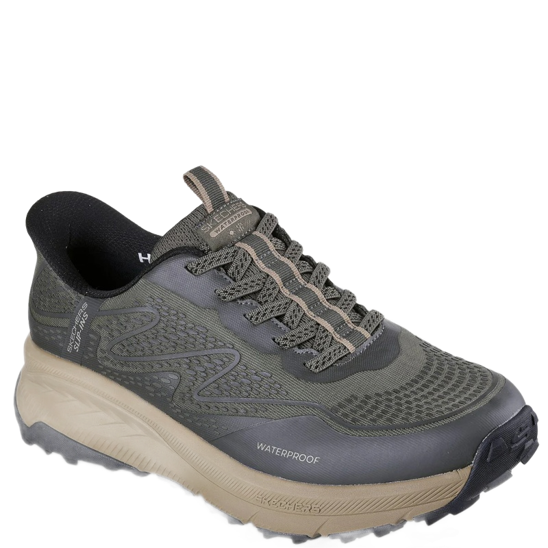Skechers Slip-Ins: Switch Back - Welch Creek Waterproof Sneaker Herre Grøn