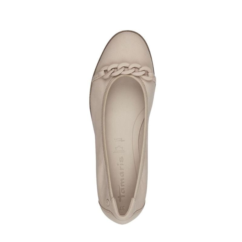 BEIGE BALLERINA - Peti Sko - TAMARIS