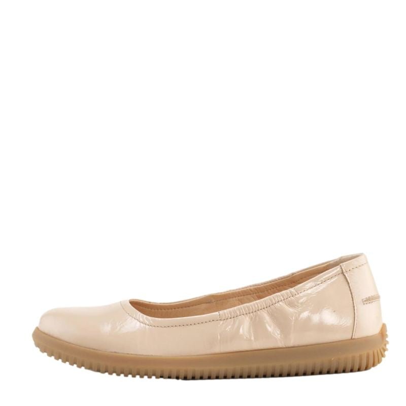 BEIGE MARIE LAK BALLERINA - Peti Sko - NATURE