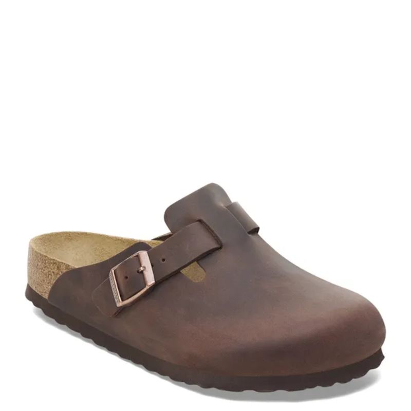Birkenstock Boston Soft Habana Smutter Dame Brun