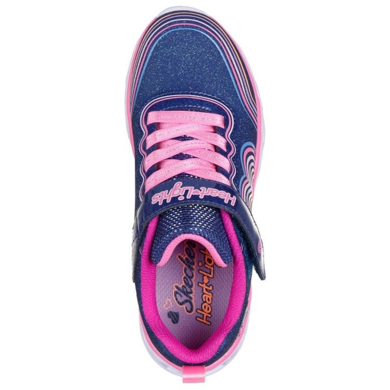 BLÅ HEART LIGHTS - RETRO HEARTS BLINKESKO - Peti Sko - SKECHERS