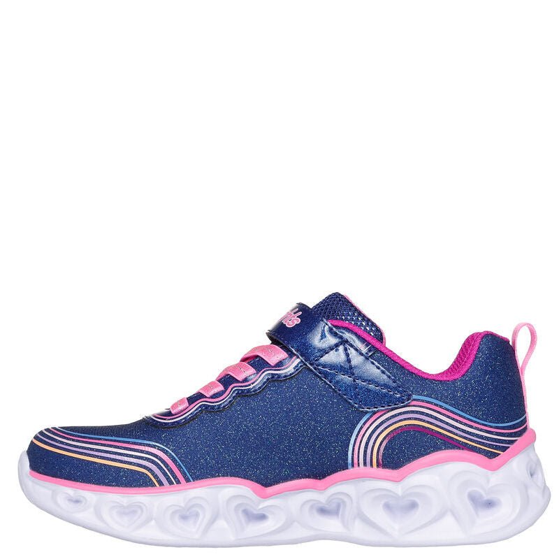 BLÅ HEART LIGHTS - RETRO HEARTS BLINKESKO - Peti Sko - SKECHERS
