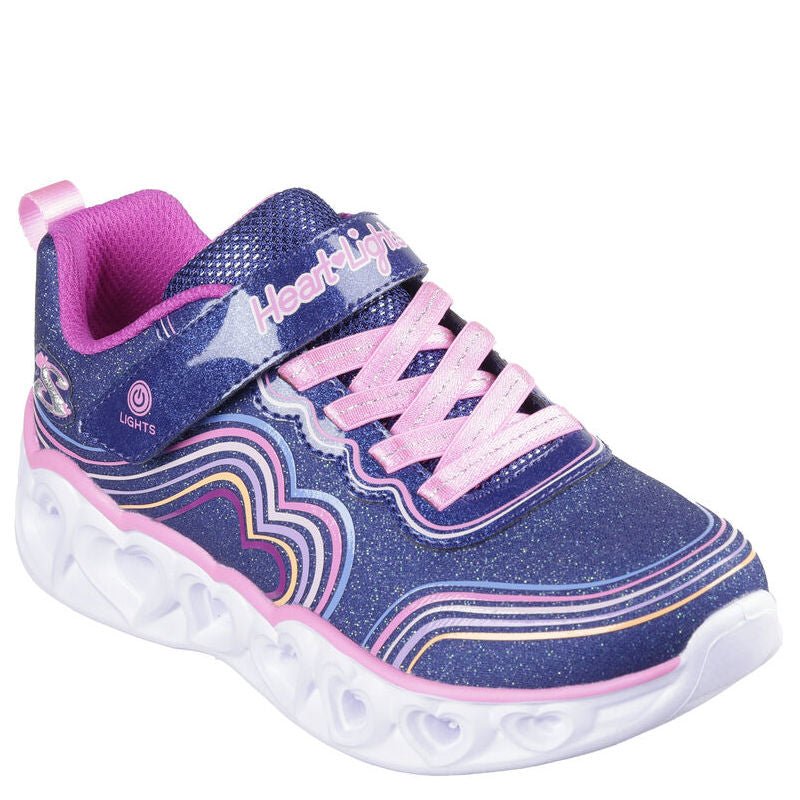 BLÅ HEART LIGHTS - RETRO HEARTS BLINKESKO - Peti Sko - SKECHERS