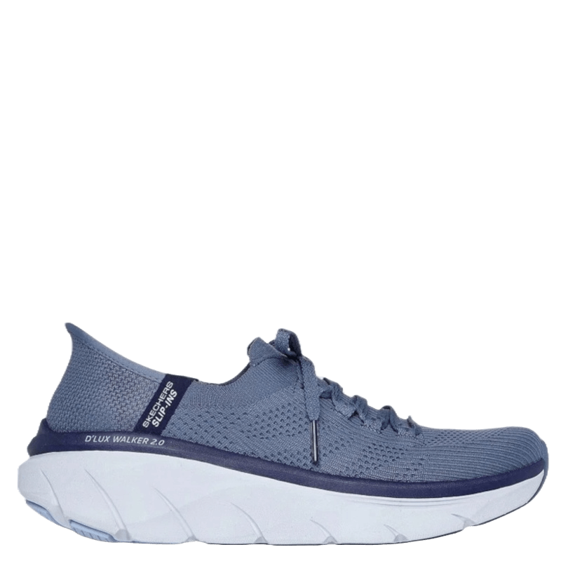 BLÅ RELAXED FIT: SLIP - INS D'LUX WALKER 2.0 - THRILL MOVEMENT - Peti Sko - SKECHERS