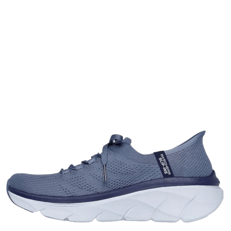 BLÅ RELAXED FIT: SLIP - INS D'LUX WALKER 2.0 - THRILL MOVEMENT - Peti Sko - SKECHERS
