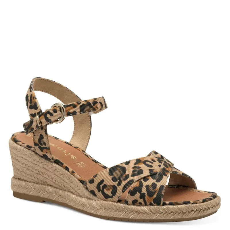 Tamaris Sandal Dame Brun