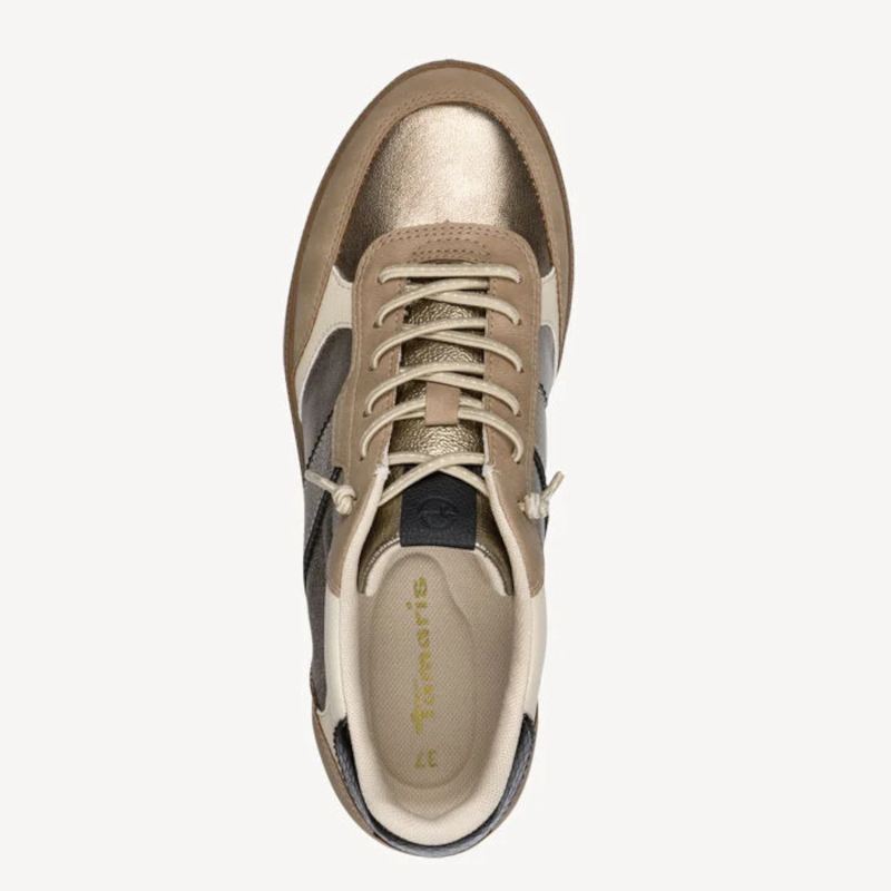 Tamaris 23662 Sneaker Dame Beige