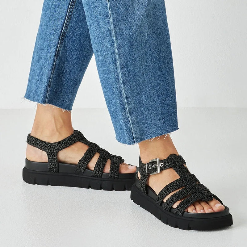 Tamaris 28402-001 Sandal Dame Sort