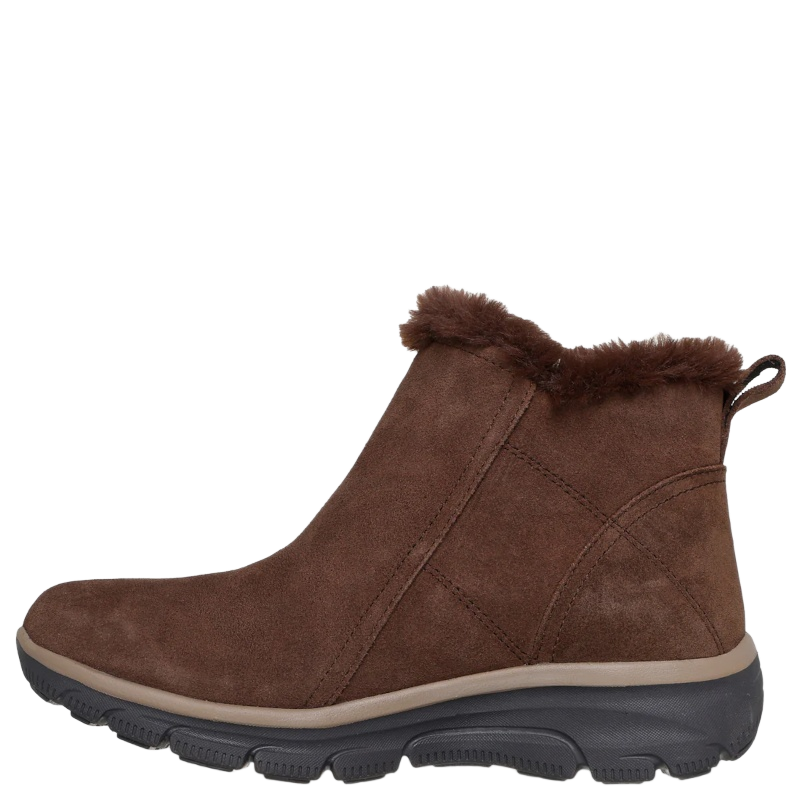 Skechers Easy Going High Zip 2 Waterproof Støvle Dame Brun