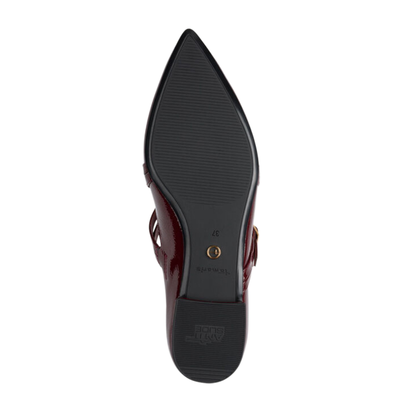 Tamaris 22160 ballerina dame rød
