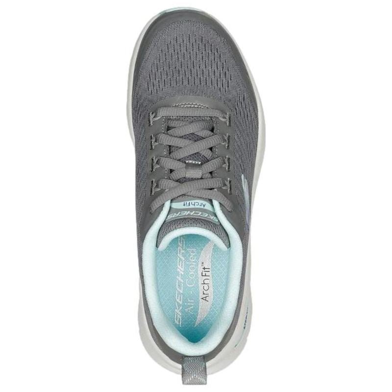 GRÅ RELAXED FIT ARCH FIT D'LUX - COSY PATH - Peti Sko - SKECHERS