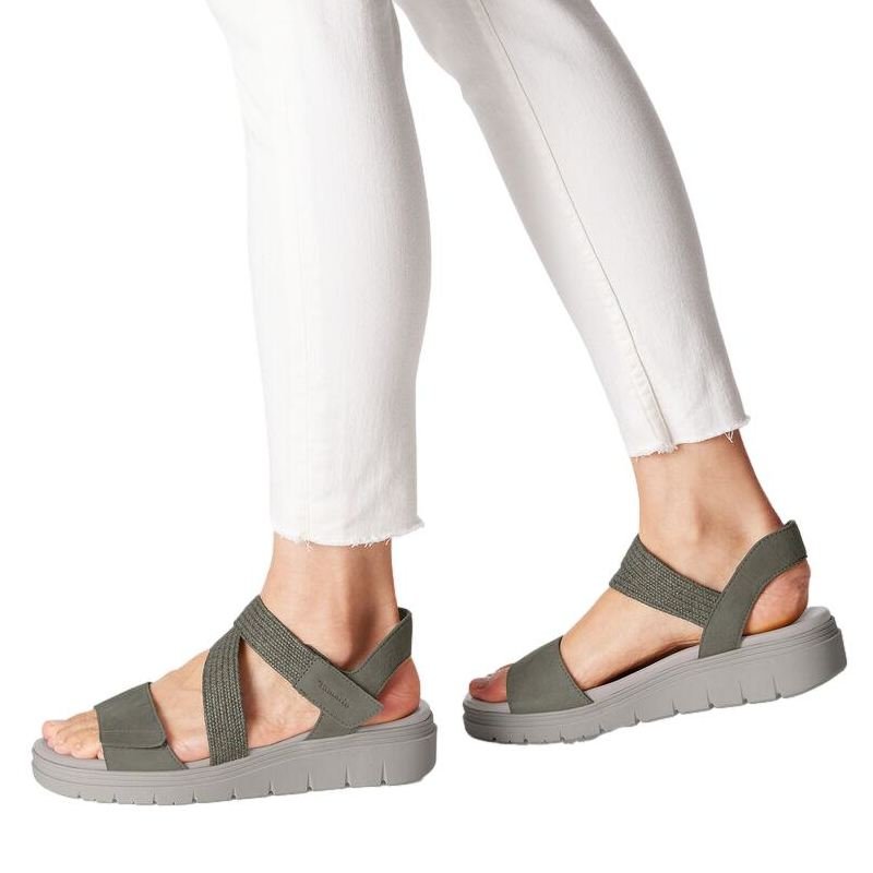 GRØN SANDAL - Peti Sko - TAMARIS