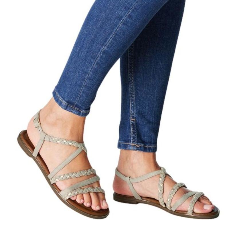 GRØN SANDAL - Peti Sko - TAMARIS