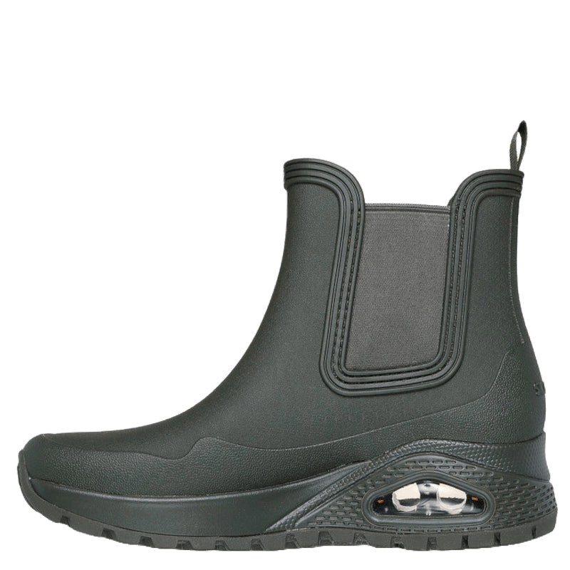 GRØN UNO RUGGED - DANCING N THE RAIN GUMMISTØVLE - Peti Sko - SKECHERS