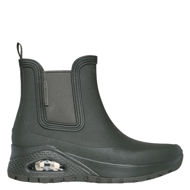 GRØN UNO RUGGED - DANCING N THE RAIN GUMMISTØVLE - Peti Sko - SKECHERS