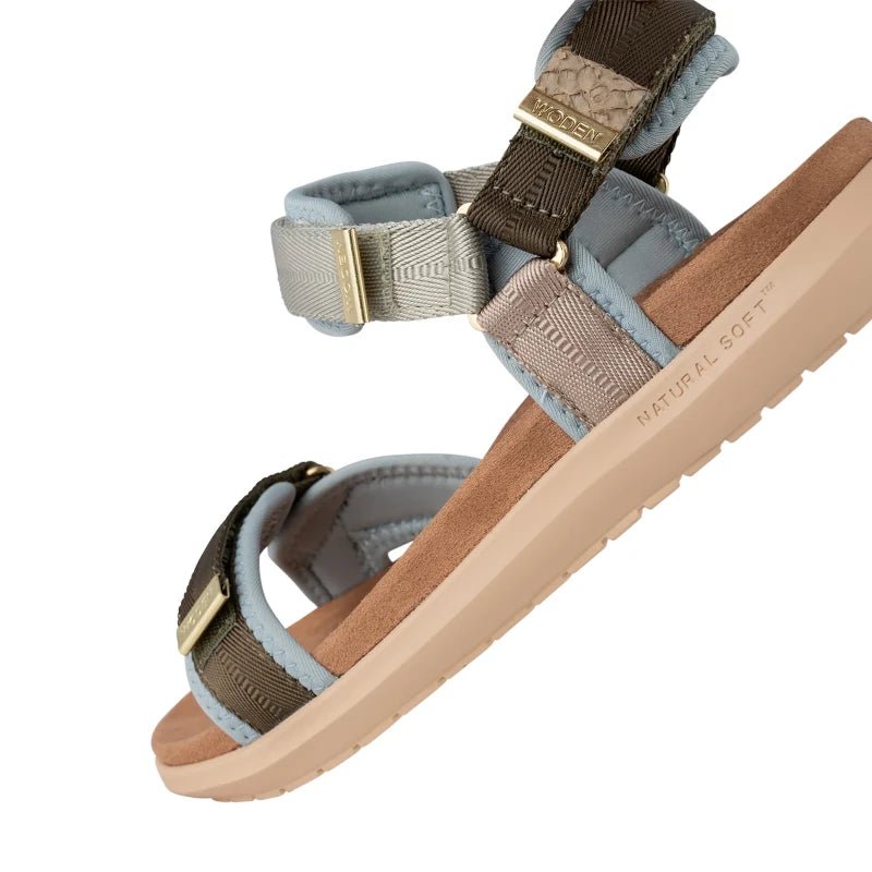 MULTI STONE LINE LITE SANDAL - Peti Sko - WODEN