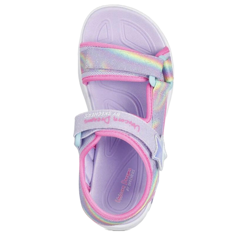 Skechers Unicorn Dreams – Dreamy Unicorns blinkesandal børn lilla