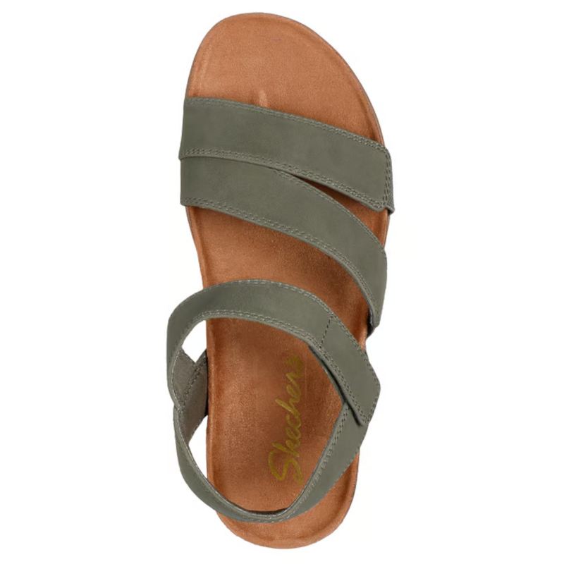 Skechers Lifted Comfort sandal dame grøn
