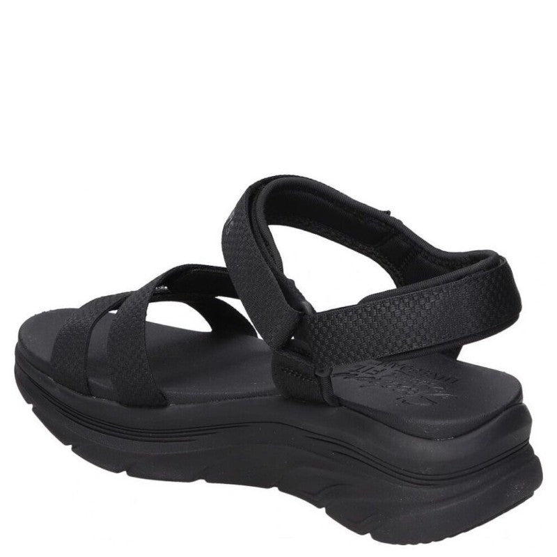 Skechers D'Lux Walker - Going-Out Vibes sandal dame sort
