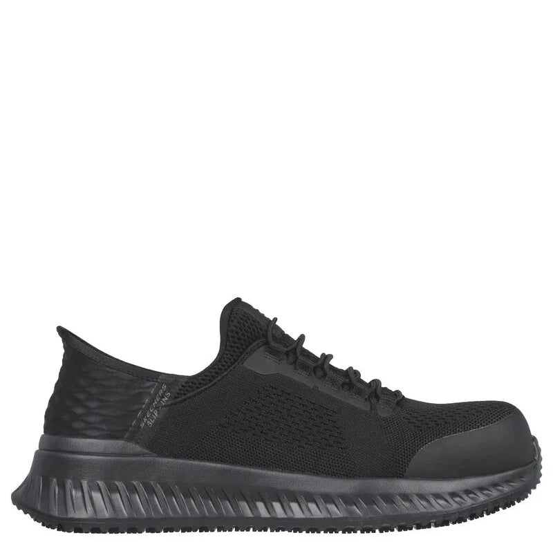 Skechers Slip-ins Work Tilido - Fletchit sikkerhedssko herre sort