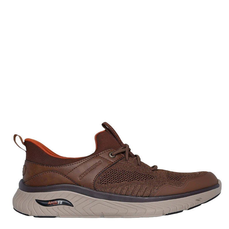 Skechers Slip-ins Relaxed Fit Arch Crosser - Emeric sneakers herre brun