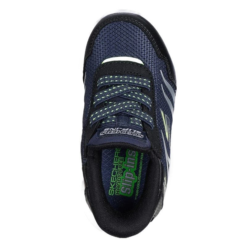 Skechers Meteor-Lights-Brisk-Beeams sneaker børn sort