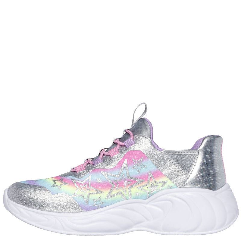 Skechers Slip-ins Unicorn Dreams - Starry Lite blinkesko børn glimmer