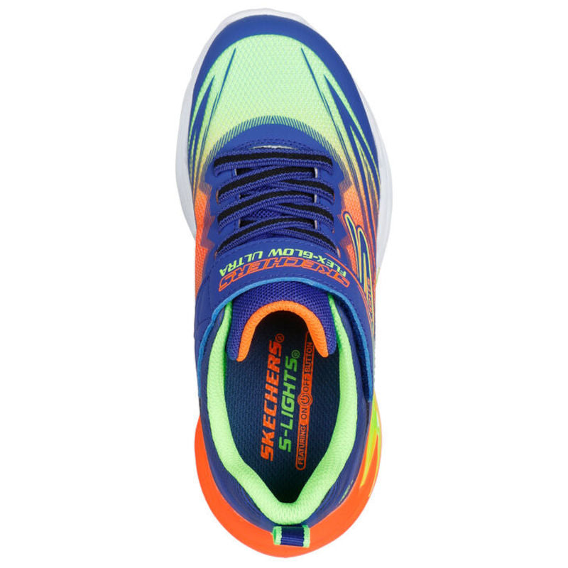 Skechers Flex-Glow Ultra blinkesko børn blå