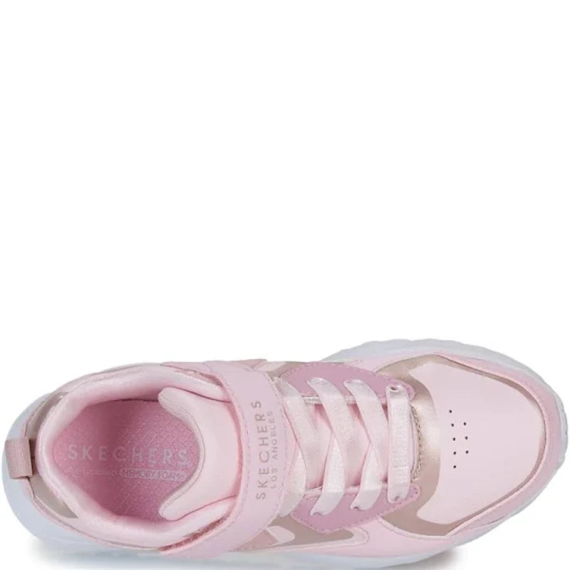 Skechers Street Uno Lite - Metallic Burst sneakers børn lyserød
